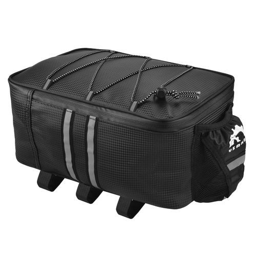 Bike Trunk Bag With Waterproof Rain Cover Bicycle Rear Bag