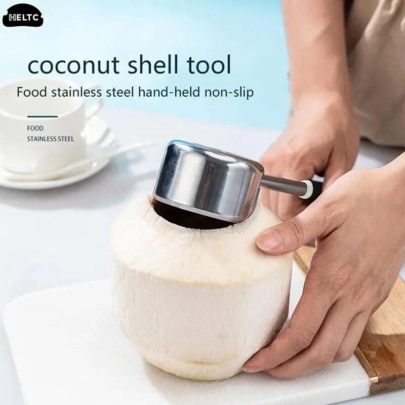 1pc Coconut Opener Tool Stainless Steel Coconut Opener Fruit Tools Kitchen Tools Accessories Kitchen Tools Kichen Accessories