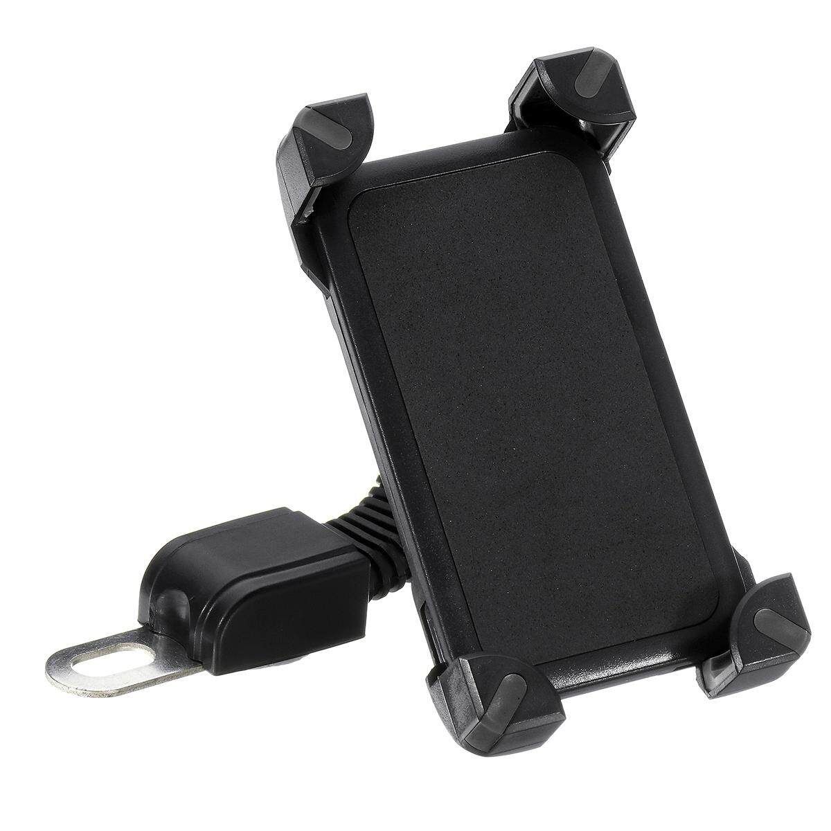 Universal 360° Rotatable Bicycle Bike Motorcycle Mount Phone Holder Handlebar Black