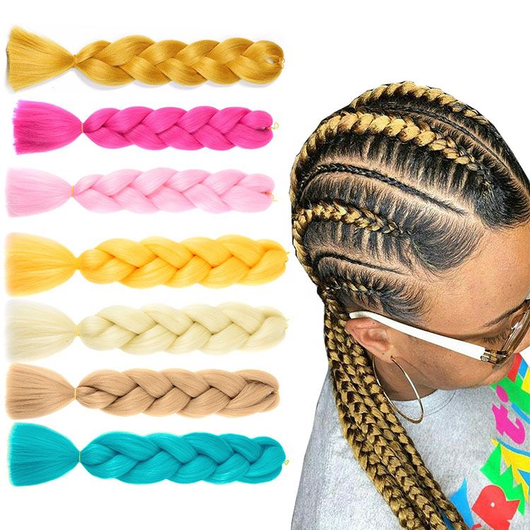 Ywfs X-pression Expression Hair Attachment. Set Of 2. Colour 4