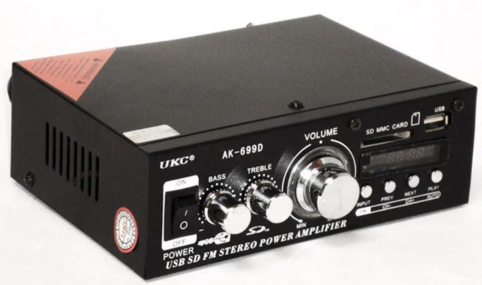 HiFi Stereo Audio MP3 Power Amplifier With Remote Control,699D