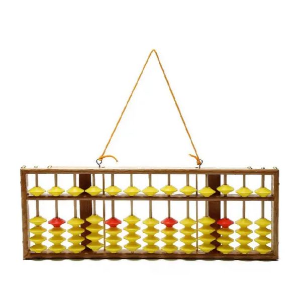 Big Teacher Instructor Abacus Soroban Tool, 13 Rod, Beads
