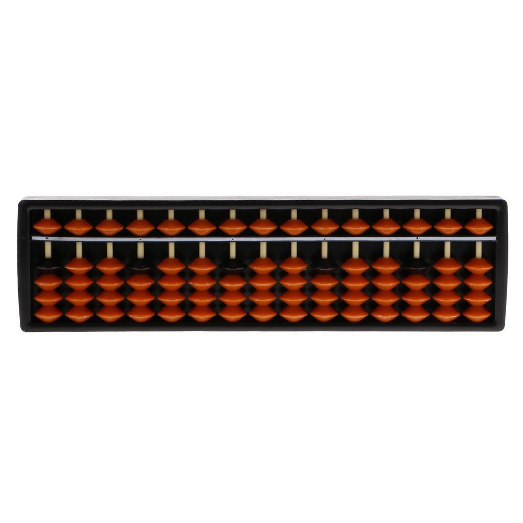 Plastic 5 Columns Soroban Beads Abacus Kids Count Number Arithmetic 1