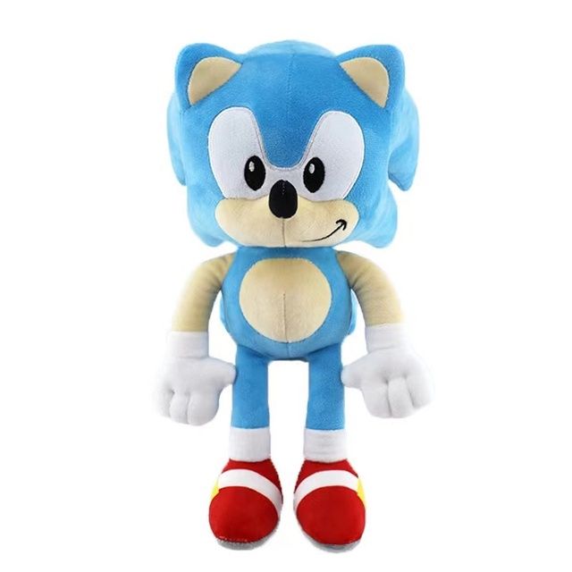 Sonic Action Doll Plush Toy Model Plush Doll Tarsnak Toy Sofa Bedroom Decoration Children's Birthday Gift(#X)