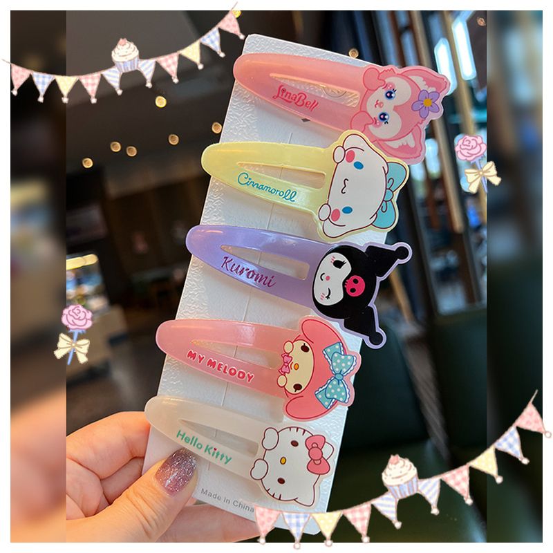 Sanrio Melody Cinnamoroll Kuromi Kitty Cartoon Kawaii Girl