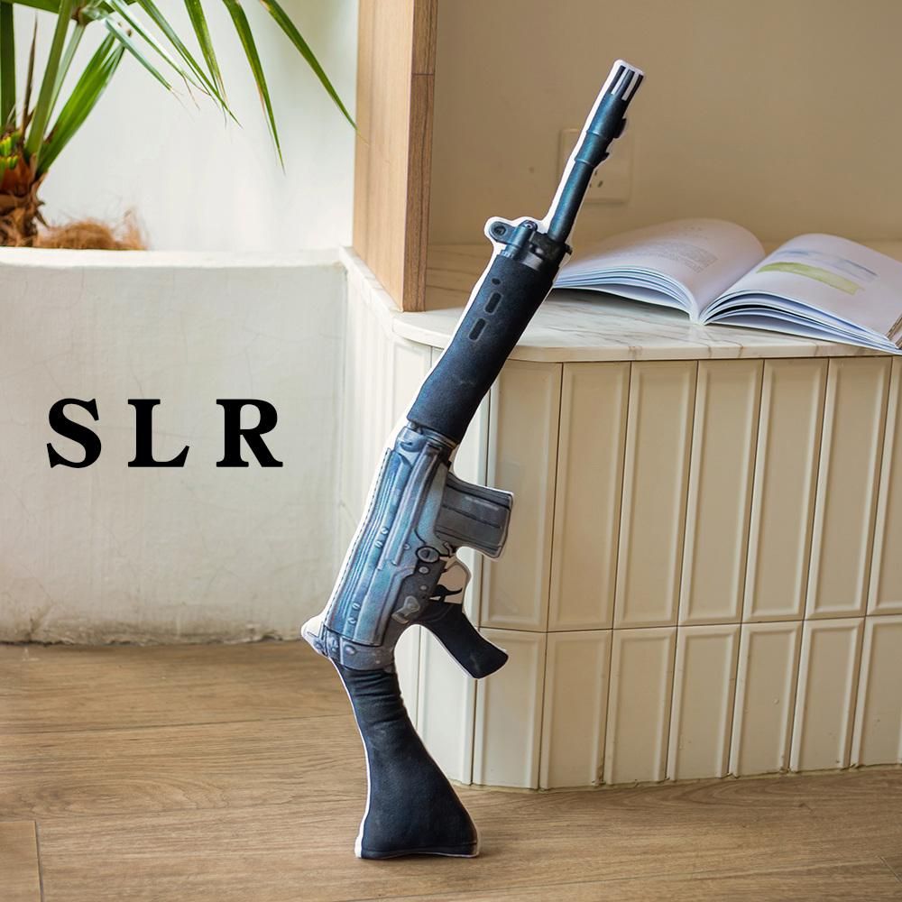 Creative PUBG Game Props Gun Plush Toy Soft Stuffed Pillow Doll Air Drop Box Fun and Creative Gift for Friend Children Kids Boy