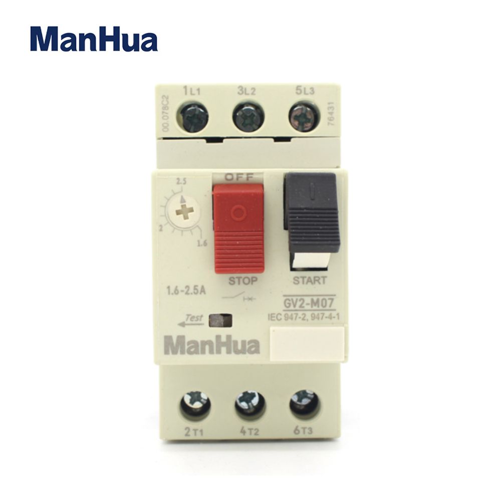 1.6A-2.5A Manhua And GV2-M07 Protection Motor Control