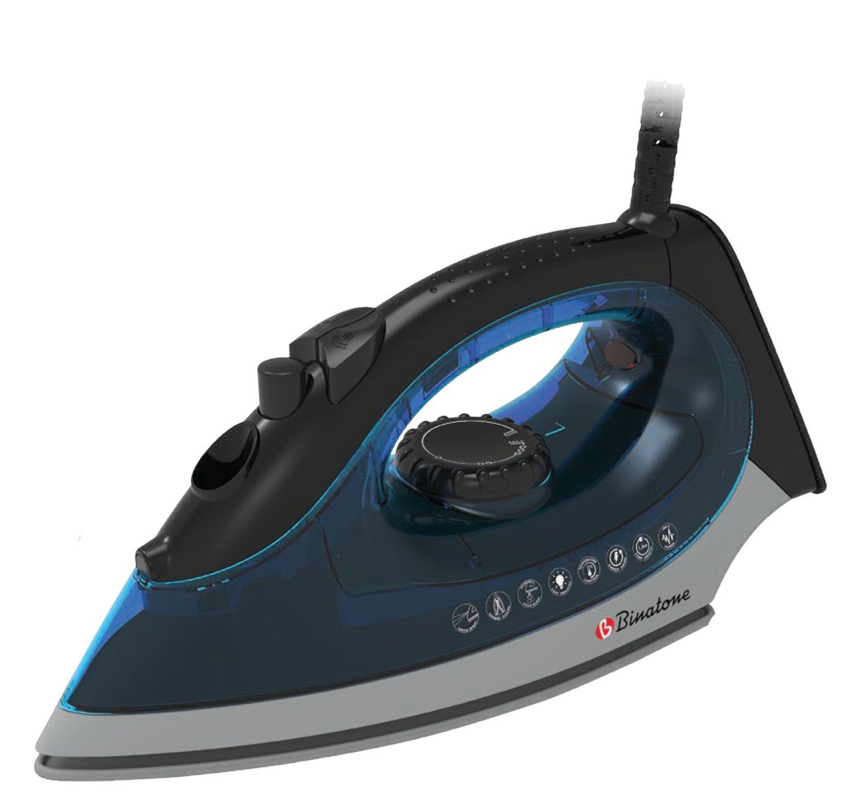 Smooth Gliding Steam Iron (SI-1830) - Navy Blue