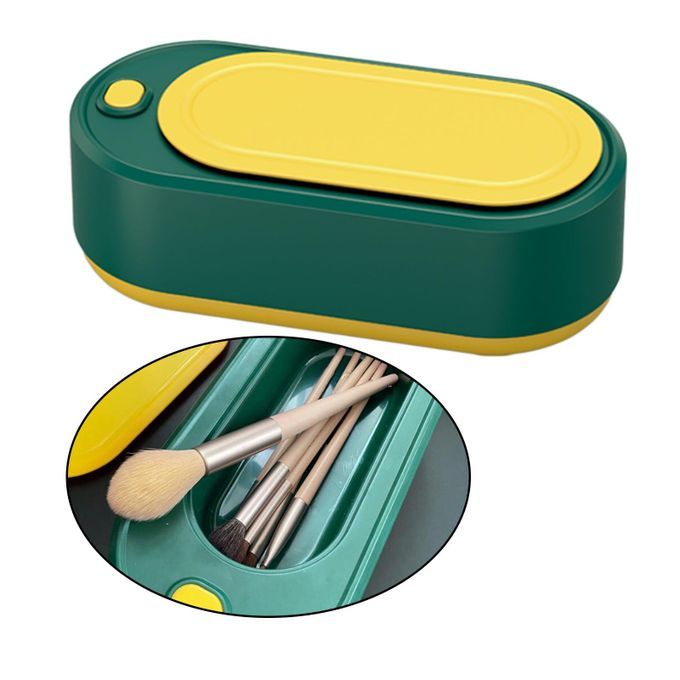 Portable  Jewelry Cleaning Machine Silent USB Charged Green