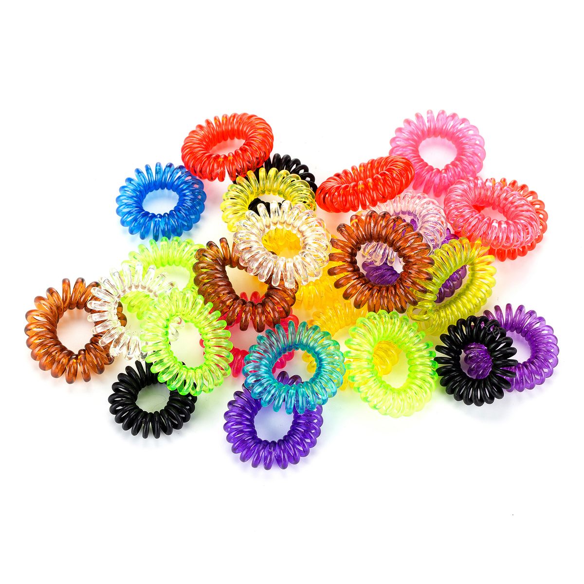 3PCS/Set Telephone Line Hair Ropes 3.5cm Diameter Small