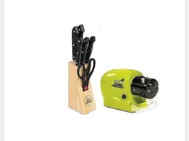 Master Chef Knife Set 8pc + Knife Sharpener