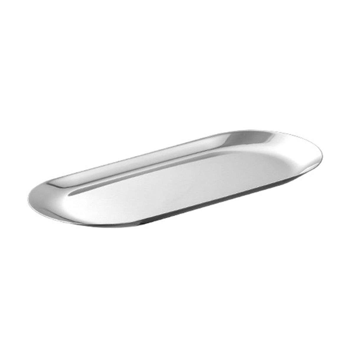 Food Grade Serving Plate Stainless Steel Barbecue Plate Silver