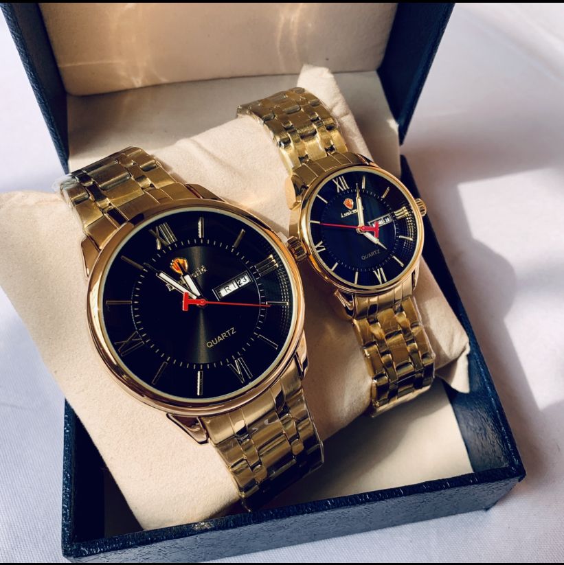COUPLE Quartz Fashion Business Men's Wristwatch Waterproof