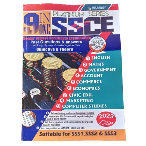 WAEC SSCE 9 In 1 PAST QUESTIONS & ANSWERS - COMMERCIAL CLASS PACK (FOR WAEC/NECO/GCE)