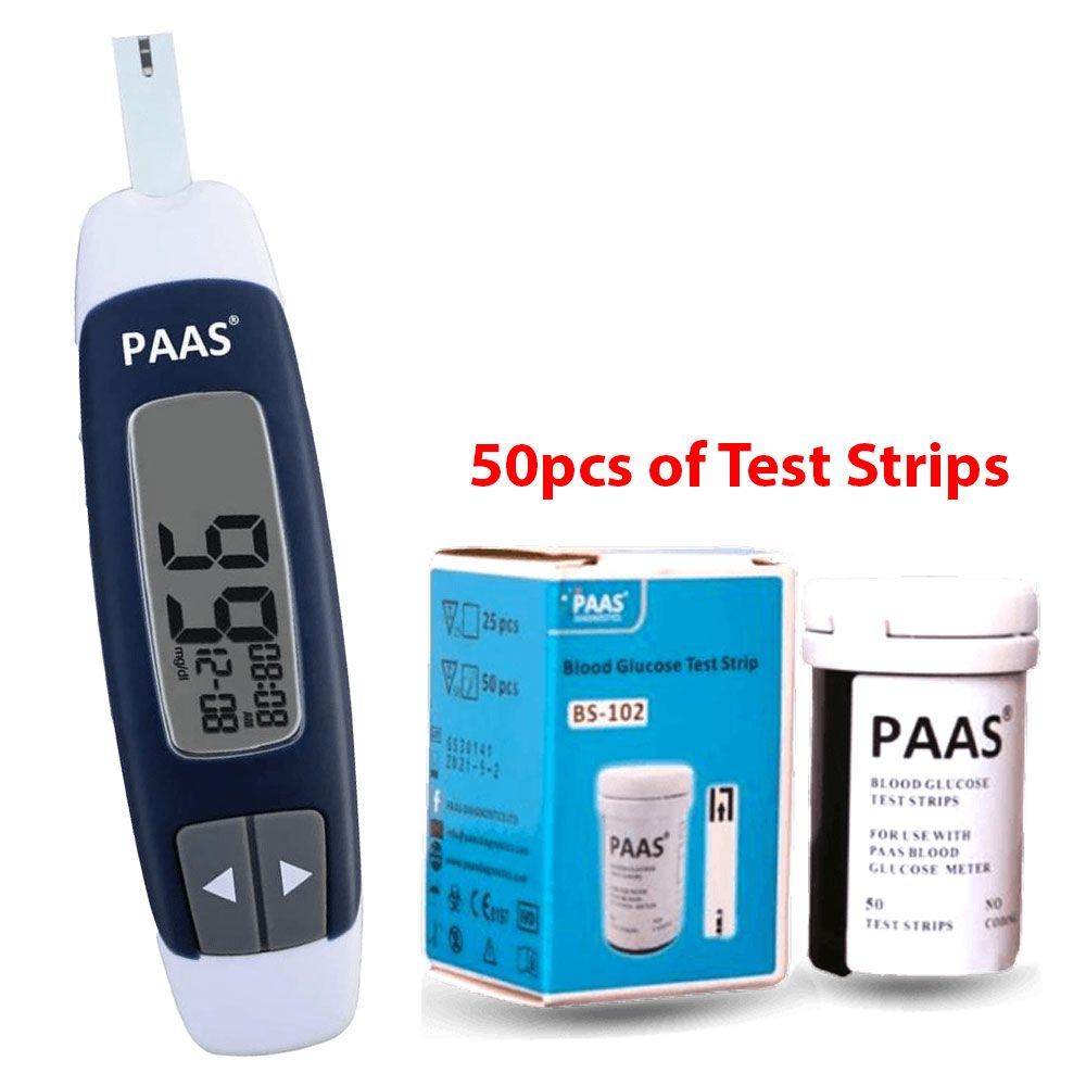 Blood Glucose Monitor With 50pcs Of Test Strips