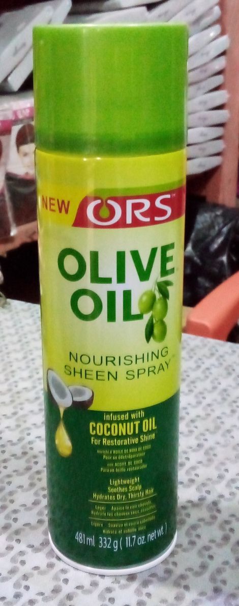 OLIVE OIL/COCONUT OIL NOURISHING HAIR SHEEN SPRAY 481ml