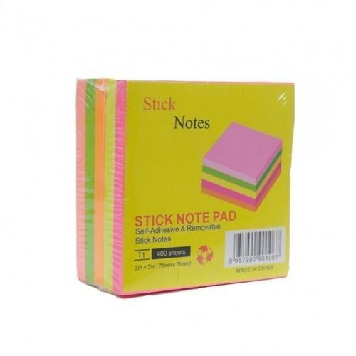 Sticky Notes Post It Note Pads 5 Colours-1 Pack
