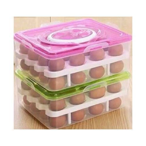 32 Grid Bi-layers Egg Organizer/Rack/Box