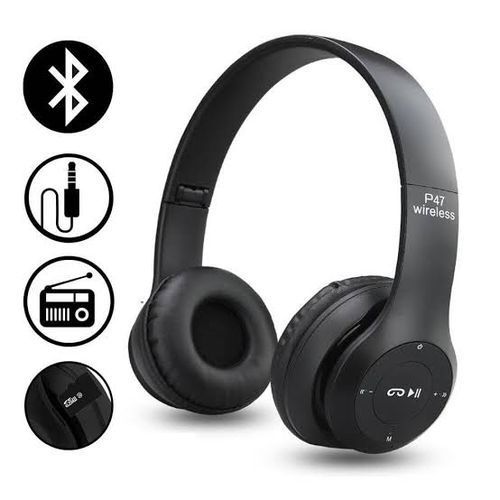 Wireless Bluetooth 5.0 Stereo OverEar FoldableHeadphones