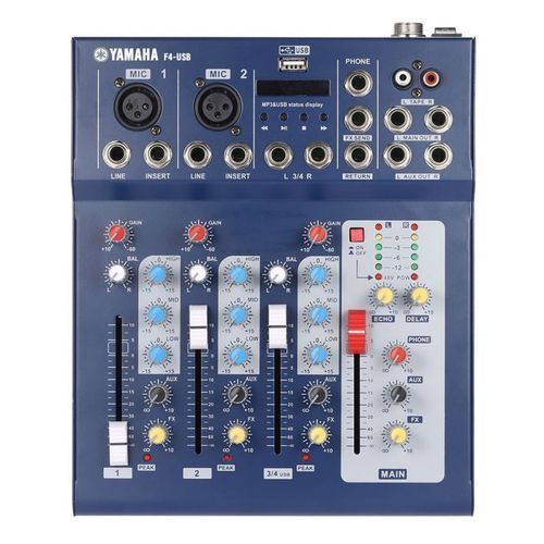 F4 Audio Mixing 4 Channel Mixer Console