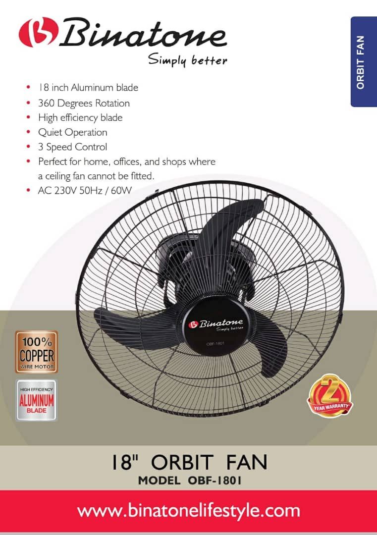 Orbit Fan OBF-1801
