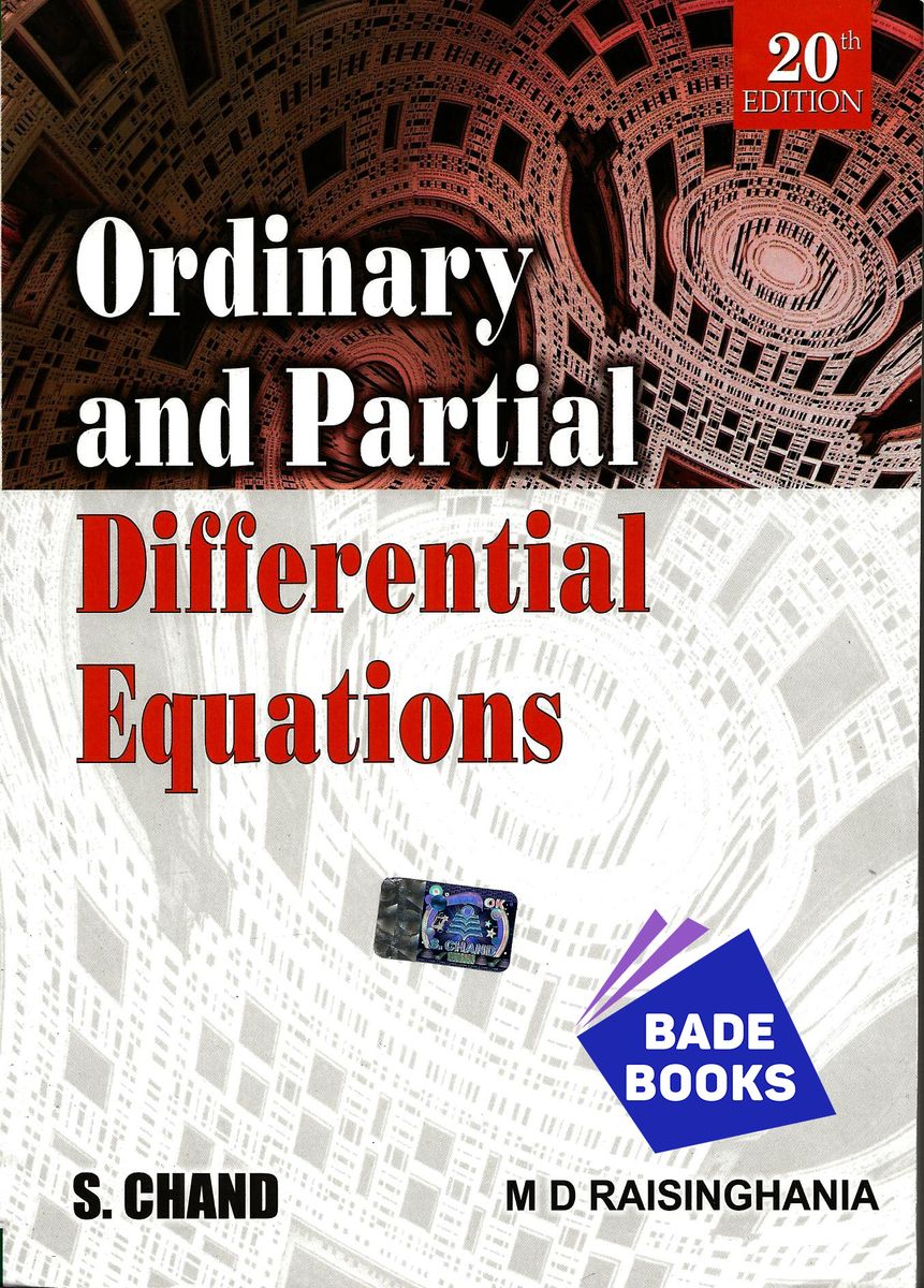 Ordinary And Partial Differential Equations