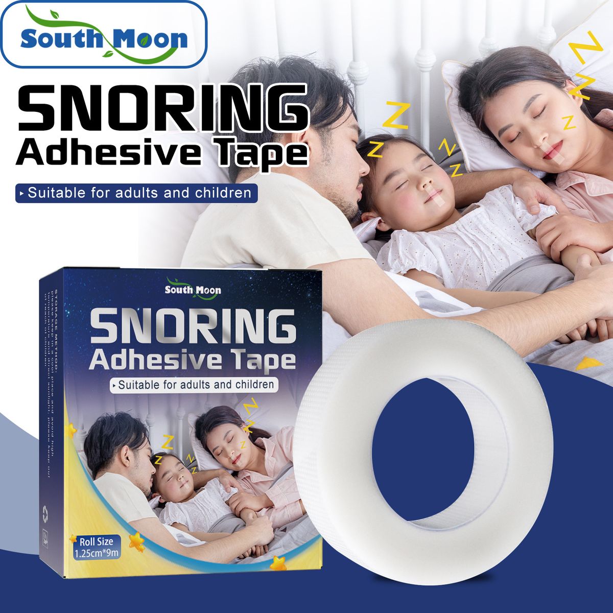 Anti Snoring Adhesive Tape Mouth Strip Better Sleep 9m