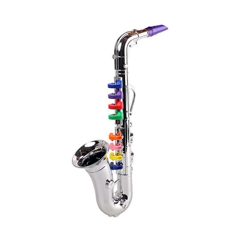 Children Saxophone Simulation Musical Trumpet 8 Tones