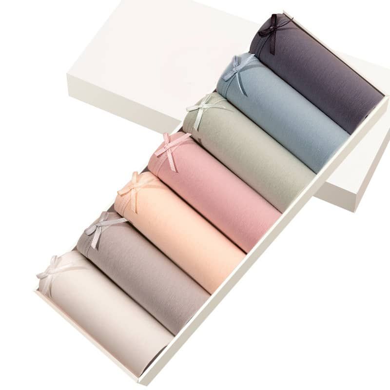 Pure Cotton Ladies Panties Boxed Set Of 7