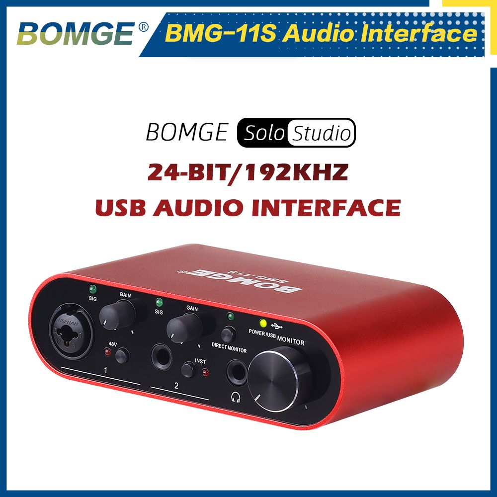 BMG11S 3rd Gen USB Audio Interface, For The Guitarist, Vocalist, Podcaster Or Producer — High-Fidelity, Studio Quality Recording
