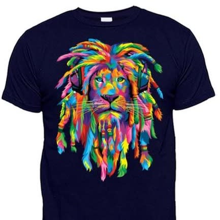 Chrysolite Designs Pop- Rasta Premium T-shirt - Navy Blue
