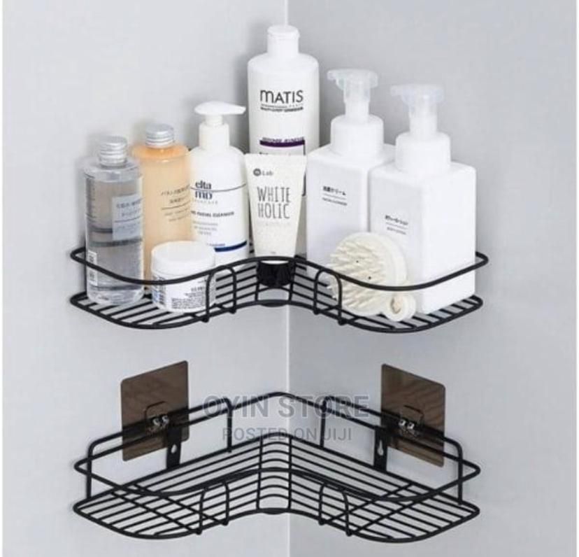 2pc Storage Shelf ,Wall Storage Shelf For Bathroom/ Kitchen