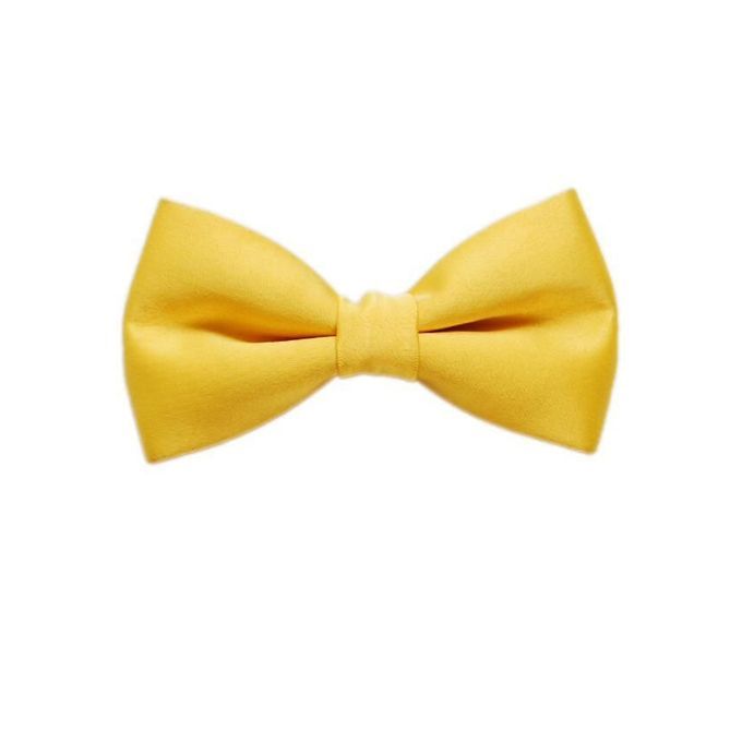 6pcs  Children BOW YELLOW Tie
