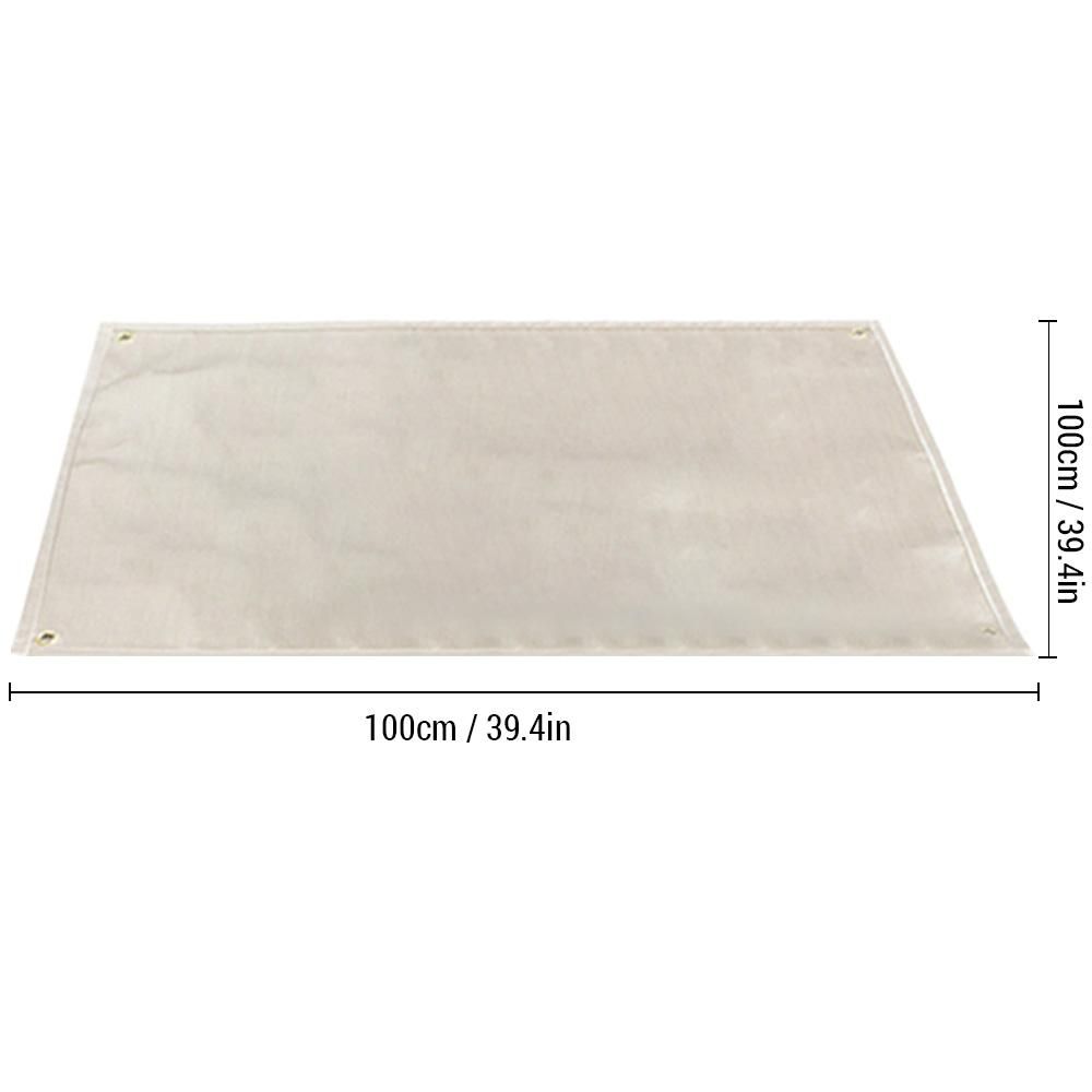 Under Grill Mat Fire Pit Deck Patio Ember Mat Fireproof Mat Grill Pad for Fire Pit for Outdoor Camping Gas Stove Outdoor Wood Burning Stove BBQ Grills