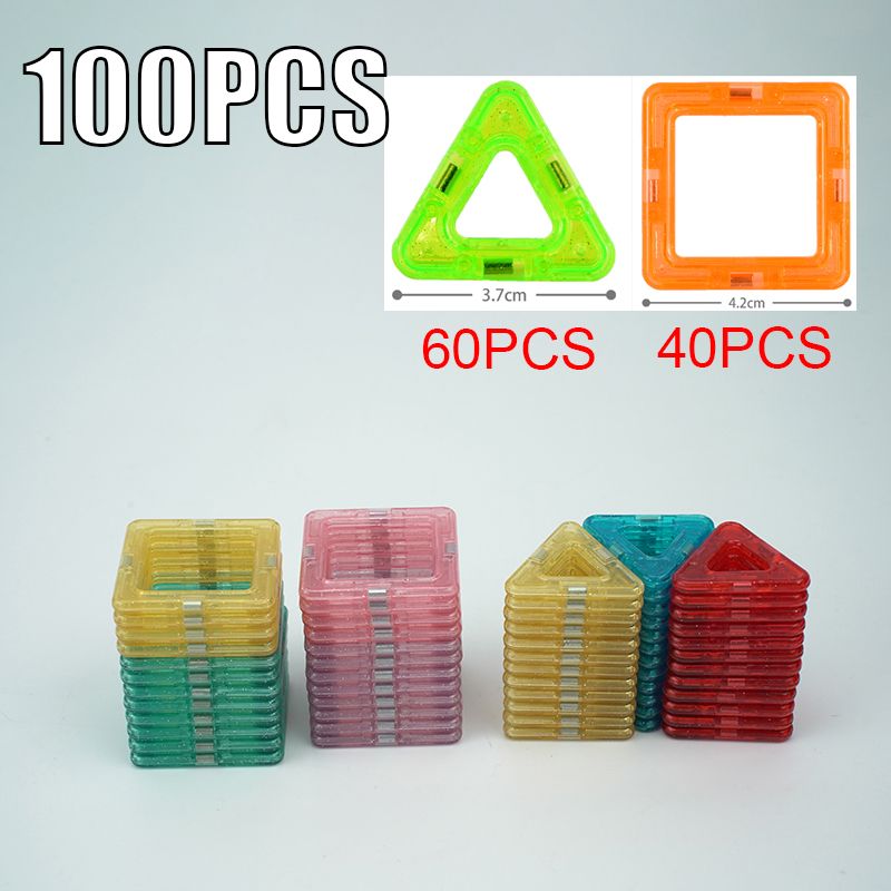 Magnetic Building Blocks Big Size And Mini Size DIY Magnets Toys For Kids Designer Construction Set