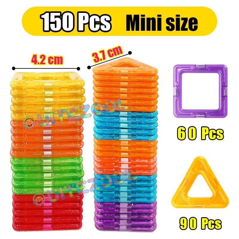 Mini Size Magnetic Designer Magnet Building Blocks Accessories Educational Constructor Toys For