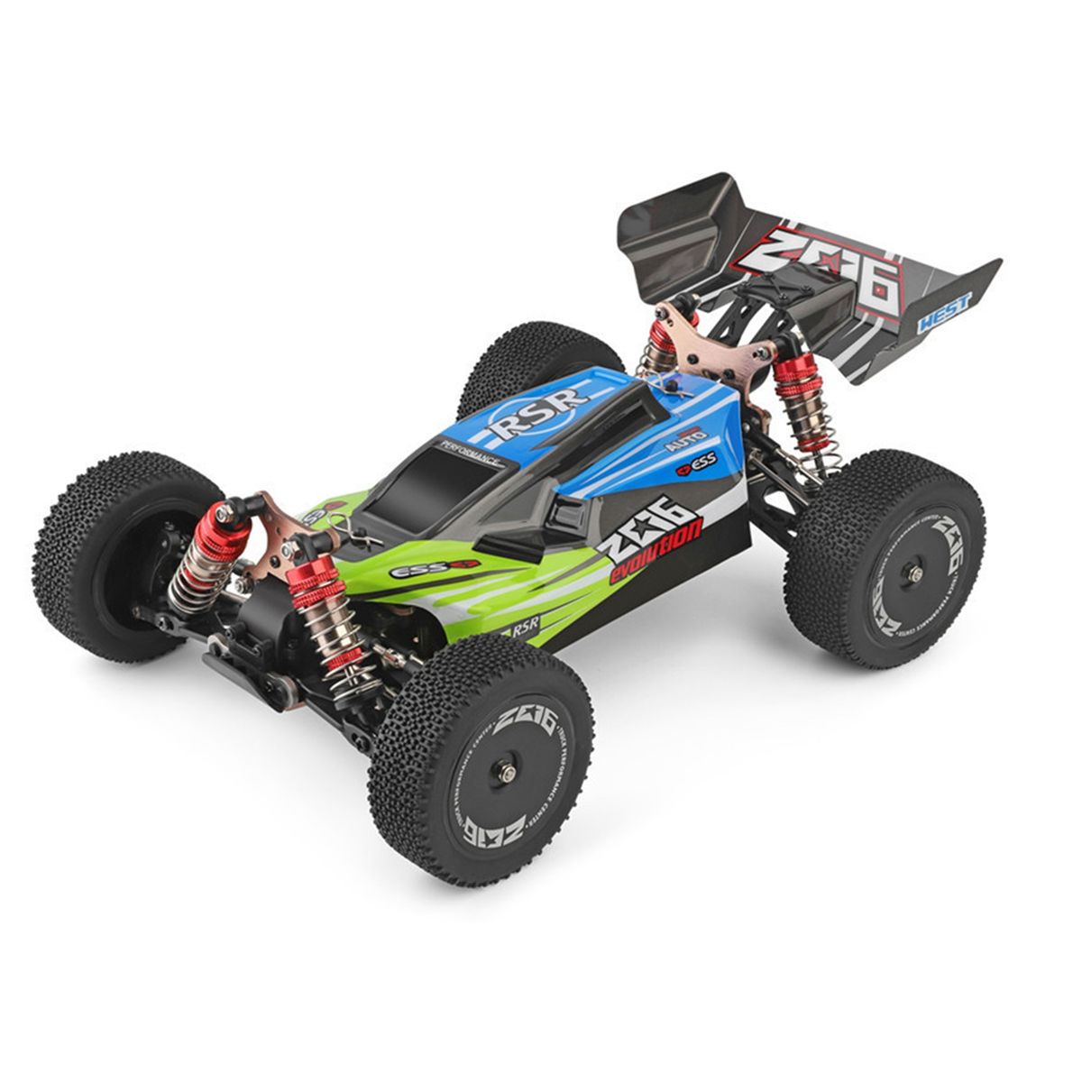 Toy Vehicle Good Grip Shock Absorber Remote Control Car Blue