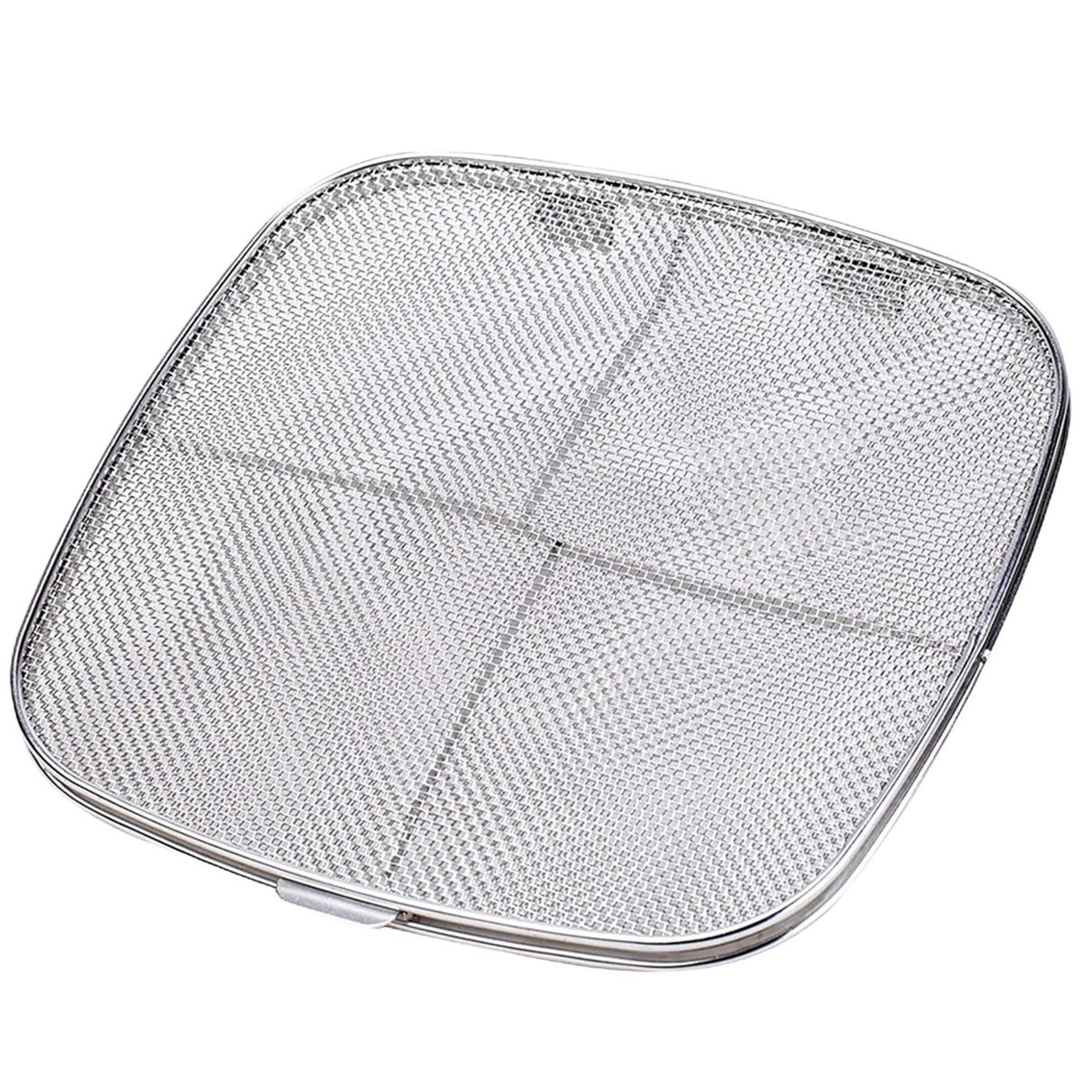Oil Splash Guard High Heat Resistant Splatter Shield Silver