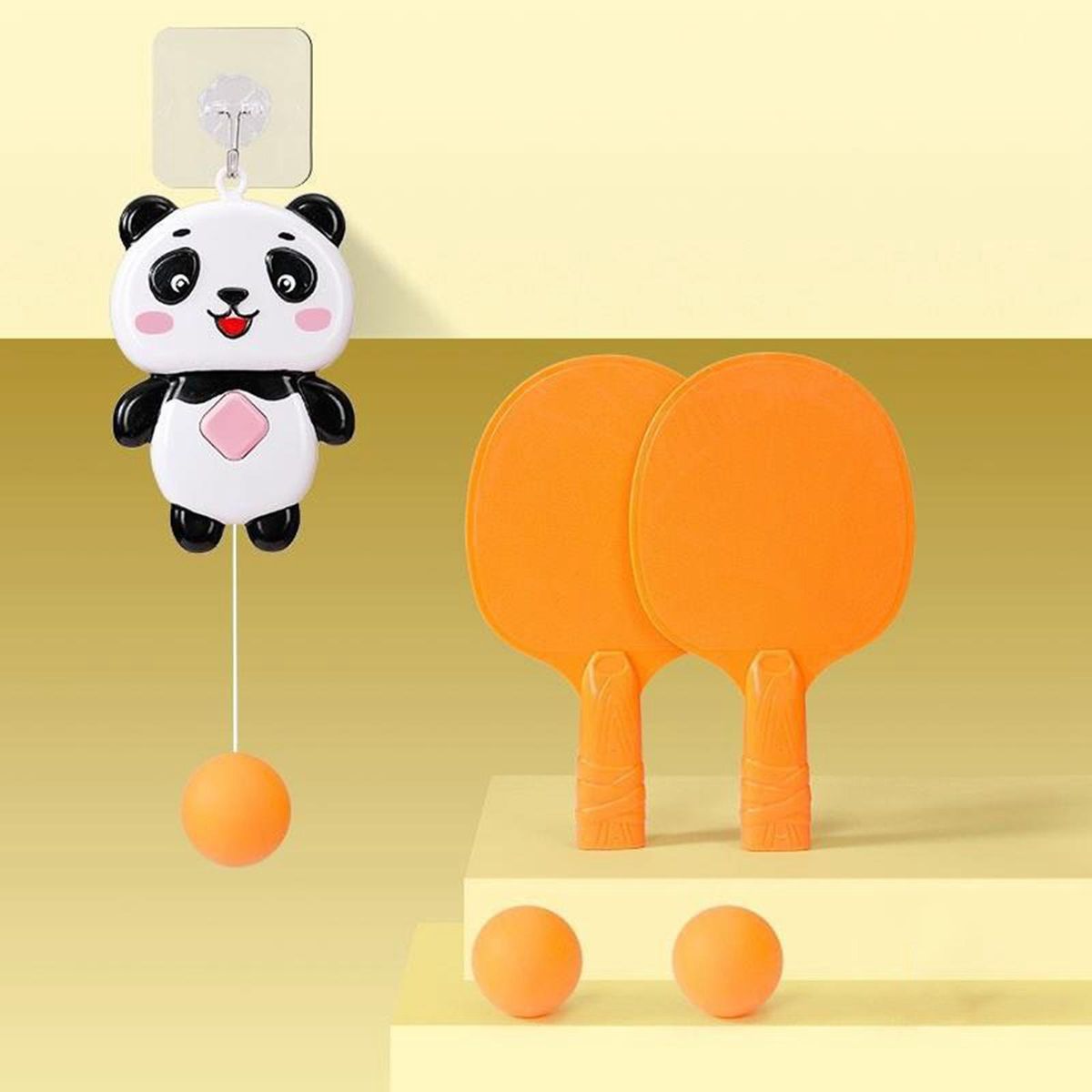 Hanging Pingpong Balls Adjustable Height Portable Table Tennis Trainer
