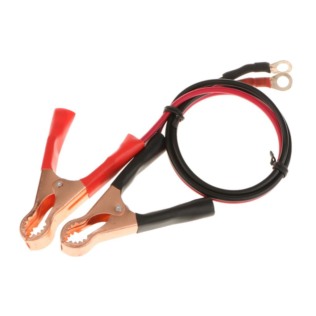 1Pair Auto Battery Clips Alligator Clamp Cable For Inverter
