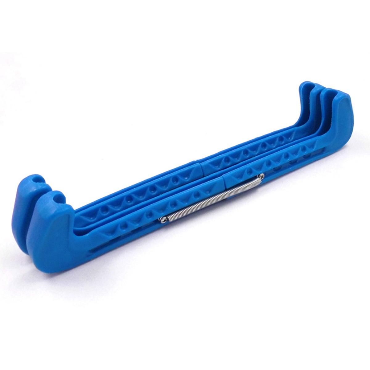1 Pair Adjustable Ice Hockey Figure Skate tool Covers Portable Protective Cover Ice Skate tool Guards Easy Use  Blue