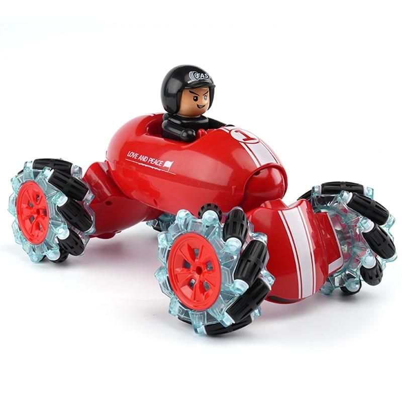 Cartoon RC Stunt Car Remote Control Watch Gesture Sensor Electric Toy RC Drift Car 2.4G 4WD Rotation Gift for Kids Boy Birthday