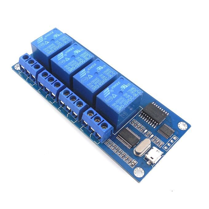 HW-344 Way 5V Relay Module Relay  Ontrol Panel-blue