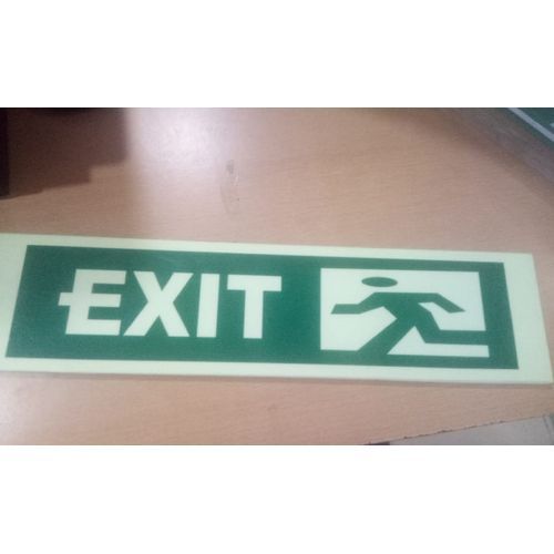 Glow Exit Safety Signage