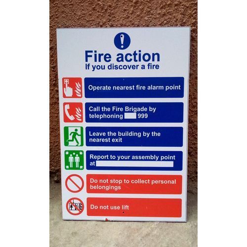 Fire Action Safety Signage