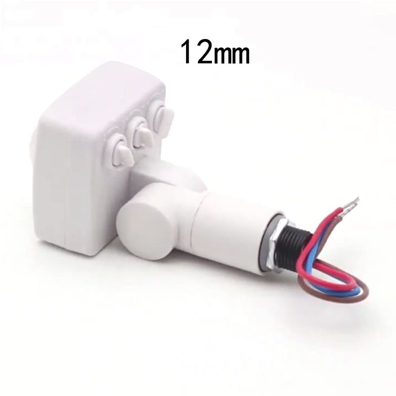 IP65 Waterproof 85-265V Motion Adjustable PIR Switch 12mm