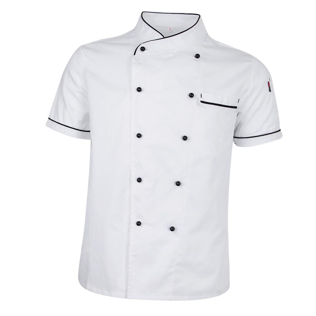 Blesiya Professional Women's Men's Chef Jacket Coat Kitchen