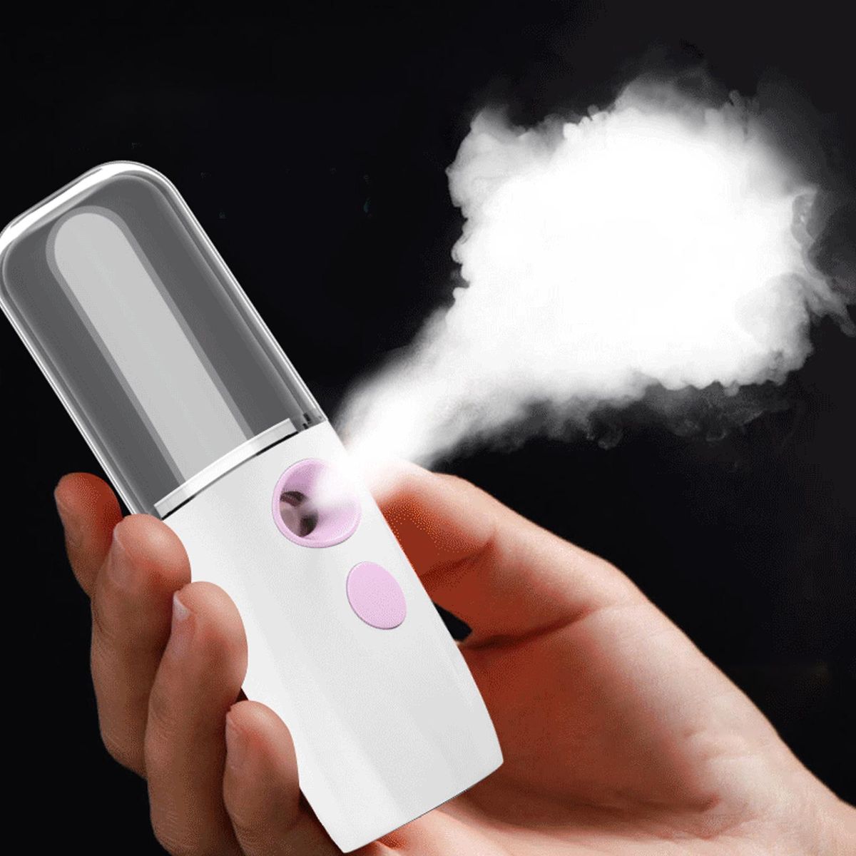 Facial Mist Sprayer Facial Humidifier Mini Facial White