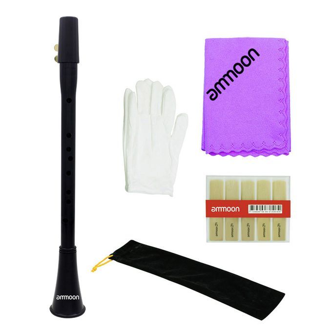Ammoon Pocket Mini F Key Clarinet Clarionet ABS With Reeds