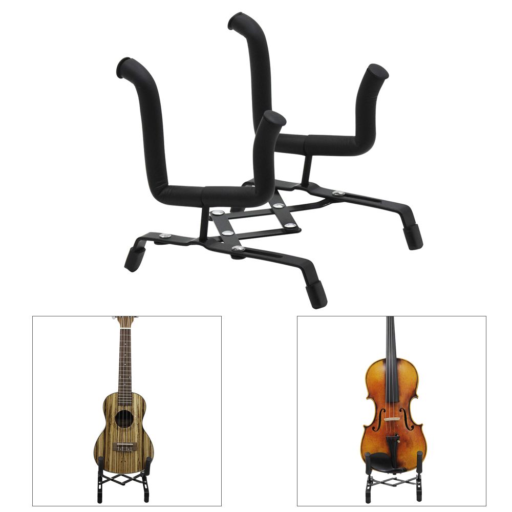 Universal Foldable Ukulele Violin Stand Bracket Adjustable